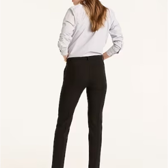 J Crew side zip CROP Cameron pant, black, size 8 - Picture 4 of 7